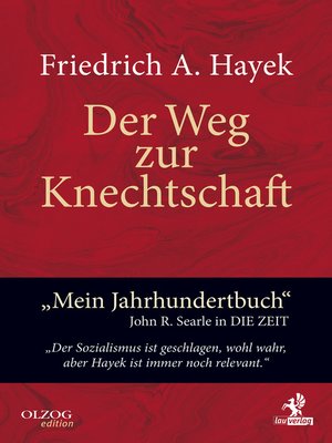 cover image of Der Weg zur Knechtschaft
